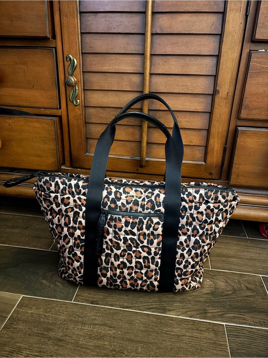 kate spade Handbags - kate spade Leopard Print Quilted Tote with Black Straps